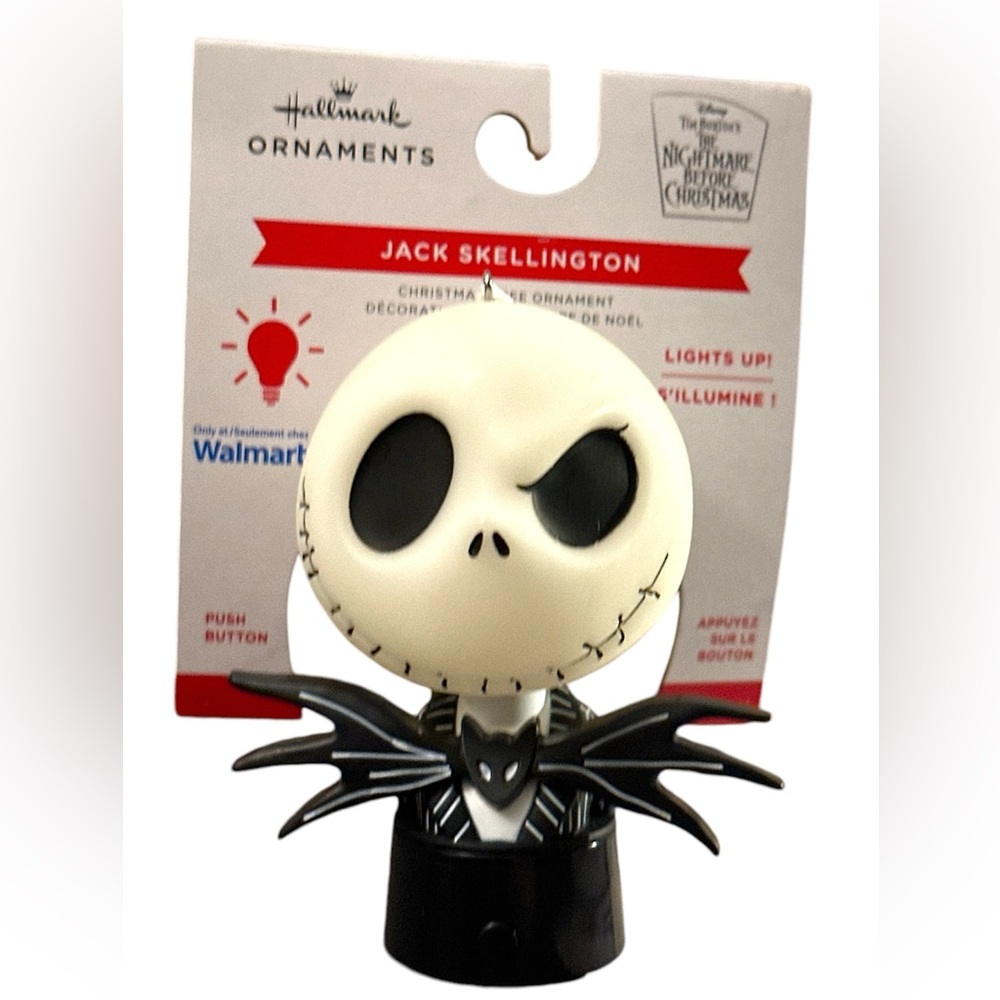 Jack Skellington Light Up Hallmark Ornament EXCLUSIVE Nightmare Before Christmas